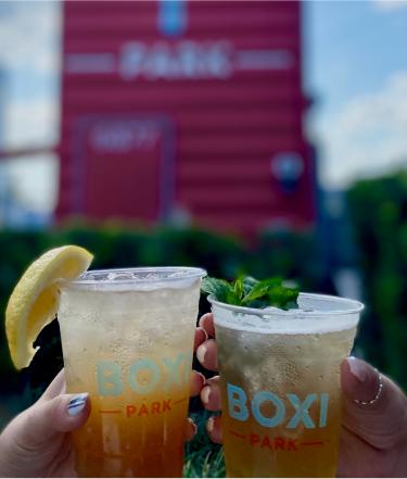 Image of cocktails at Boxi Park