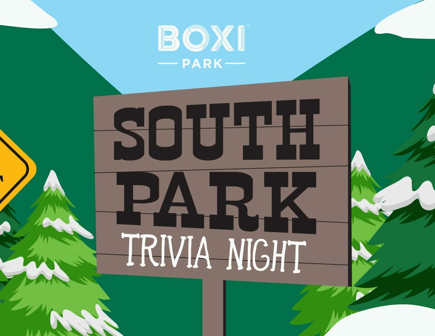 Event Graphic for South Park Trivia Night
