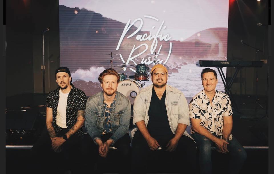 Photograph of band, Pacific Rush