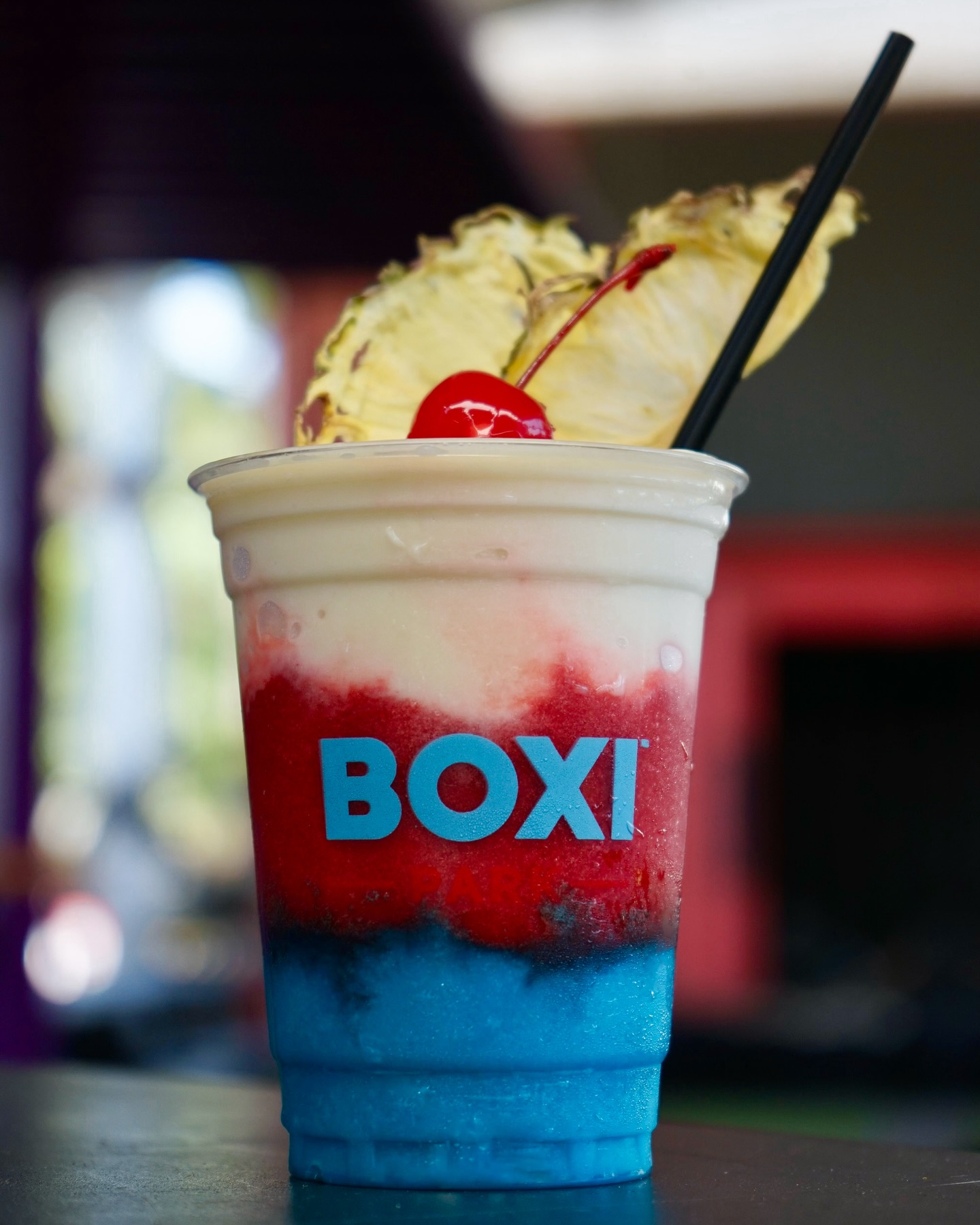 Frozen cocktail at Boxi Park Lake Nona